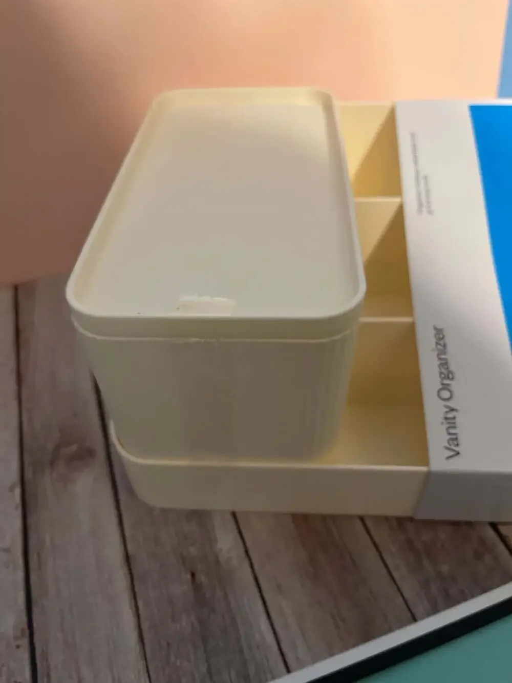 Room Essentials Cream Vanity Organizer, 4.7